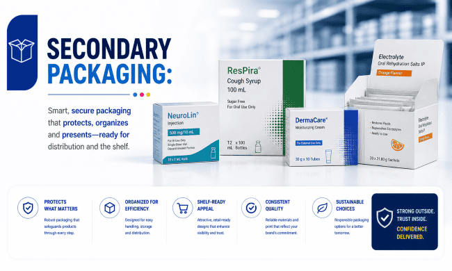 Secondary Packaging - Comprehensive execution for Folding Cartons, Display Shippers, and Shelf-Ready Packaging.